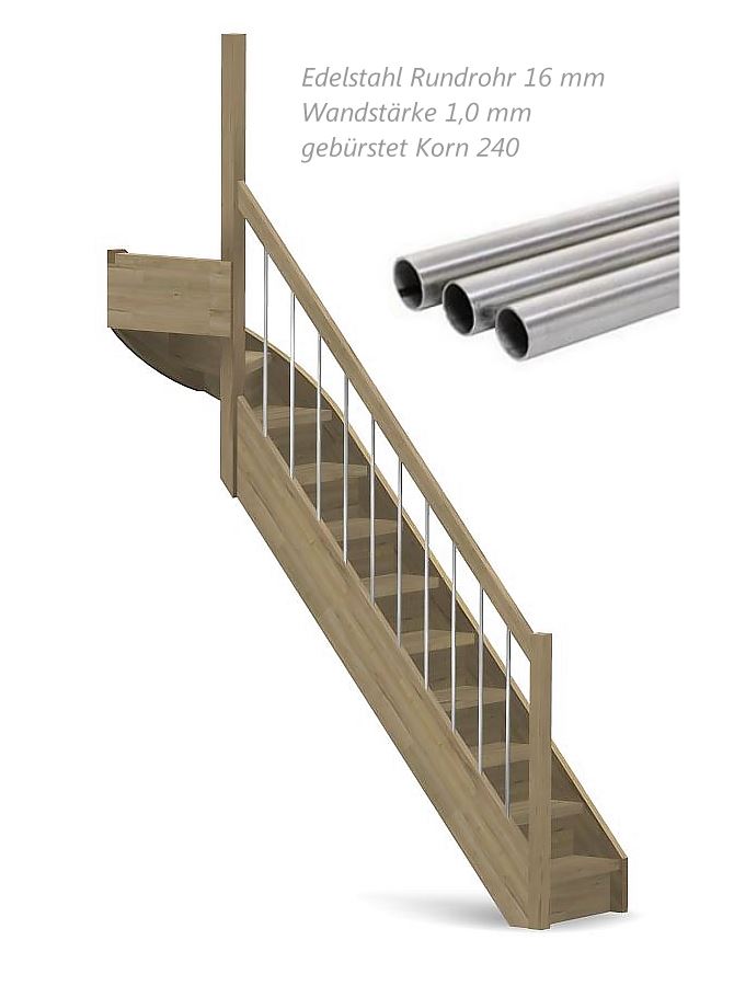 Sprossen Edelstahl