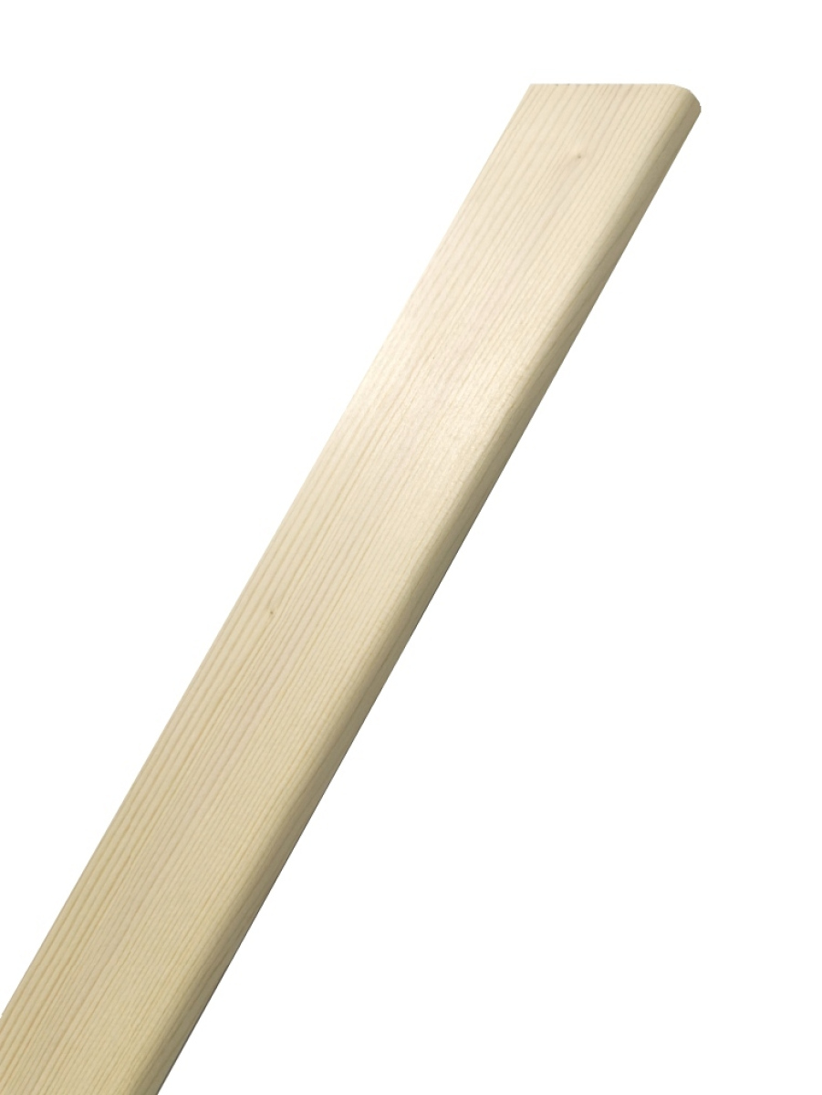 Abdeckleiste aus Fichte - Materialstärke 10 mm - Leistengröße max. 270 cm x 6 cm - Angebot Nr. 0160